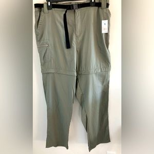 Dakota Grizzly Zip Off Convertible Pants Shorts Nylon Hiking Cargo Trail Size XL